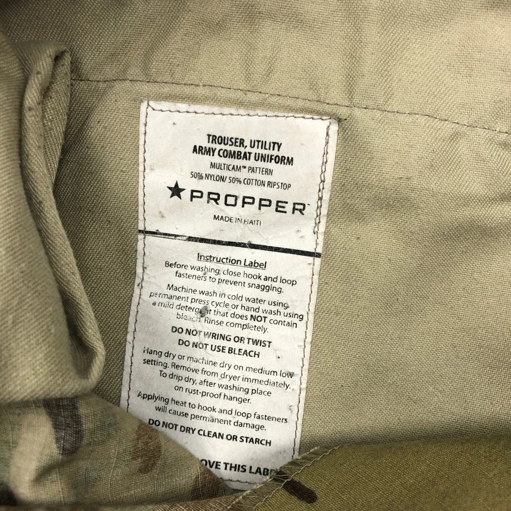 Propper Multicam Pants Mens 36x32 Army Combat Uniform Utility Trousers Camo